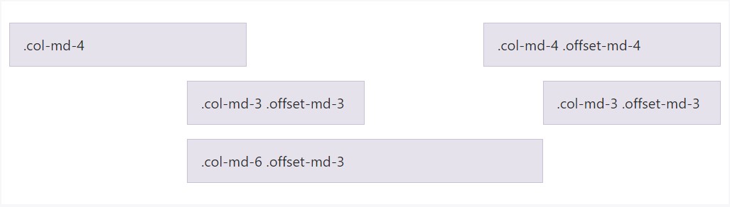 Offsetting columns