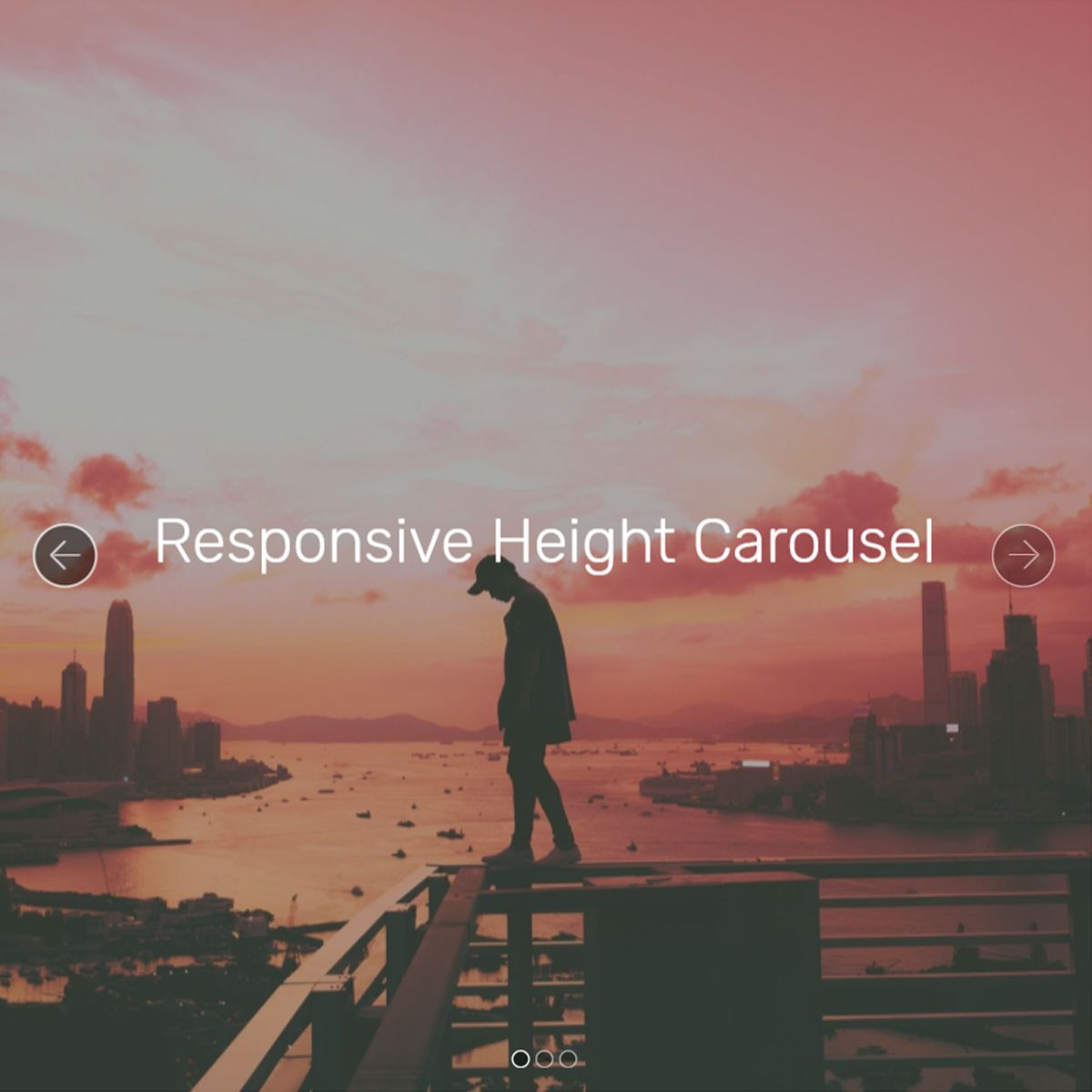 HTML5 Bootstrap Illustration Carousel